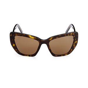 Prada Cat Eye Tortoise Shell Brown Sunglasses